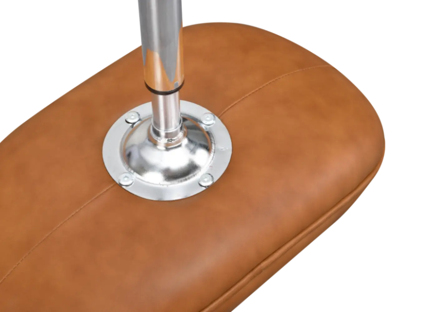 Flegg Ottoman / Hocker Cognac / Bruin Leer