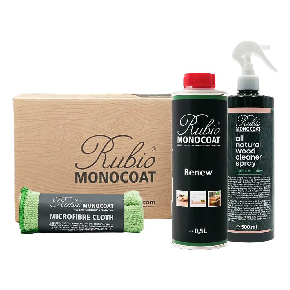 Rubio Monocoat Onderhoudspakket voor Houten Tafels Rubio Monocoat Onderhoudspakket voor Houten Tafels