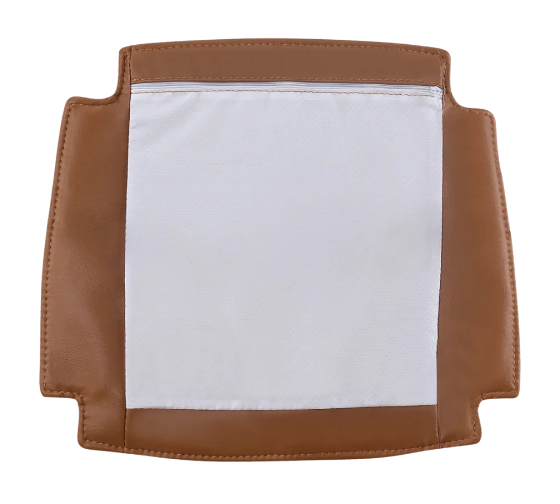 Seatdot / Kussentje voor Wishbone stoelen | PU Leer | Cognac/Bruin