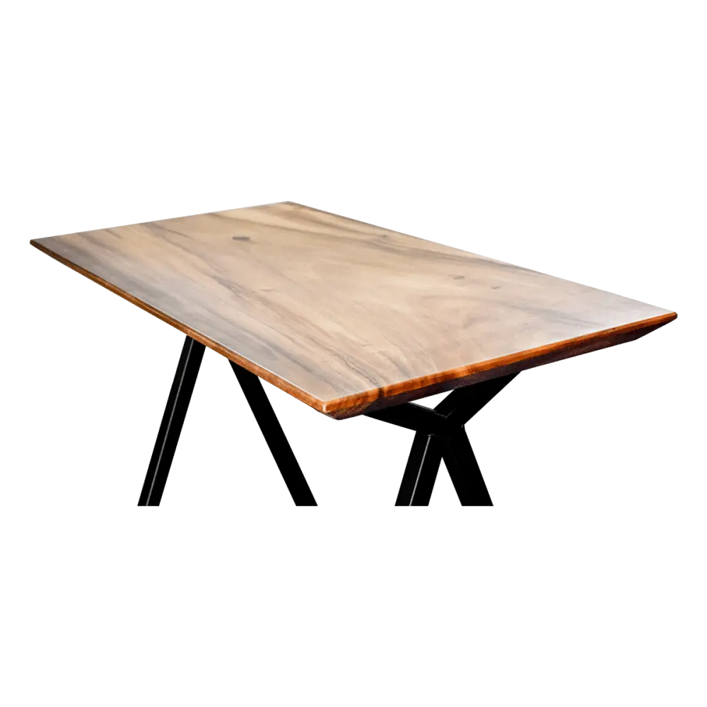 Cavel Wildar Notenhouten Bureau | Massief Notenhout | 150 x 75