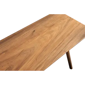 Cavel Deens Ovale Notenhouten Bureau | Scandolf