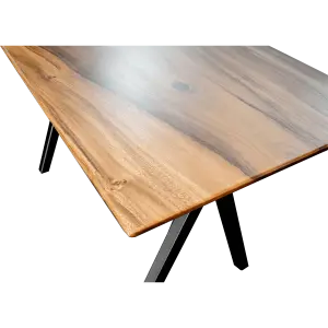 Cavel Wildar Notenhouten Bureau | Massief Notenhout | 150 x 75