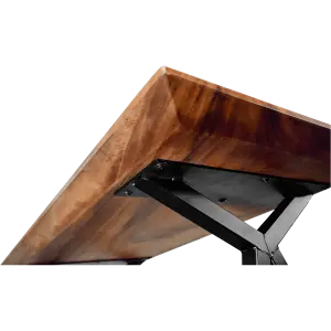 Cavel Wildar Notenhouten Bureau | Massief Notenhout | 150 x 75