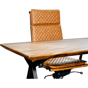 Cavel Wildar Notenhouten Bureau | Massief Notenhout | 150 x 75