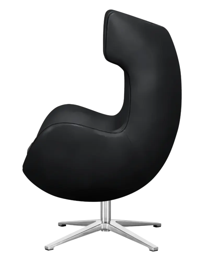 Flegg Chair Zwart Leer