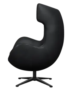 Flegg Chair Zwart Leer