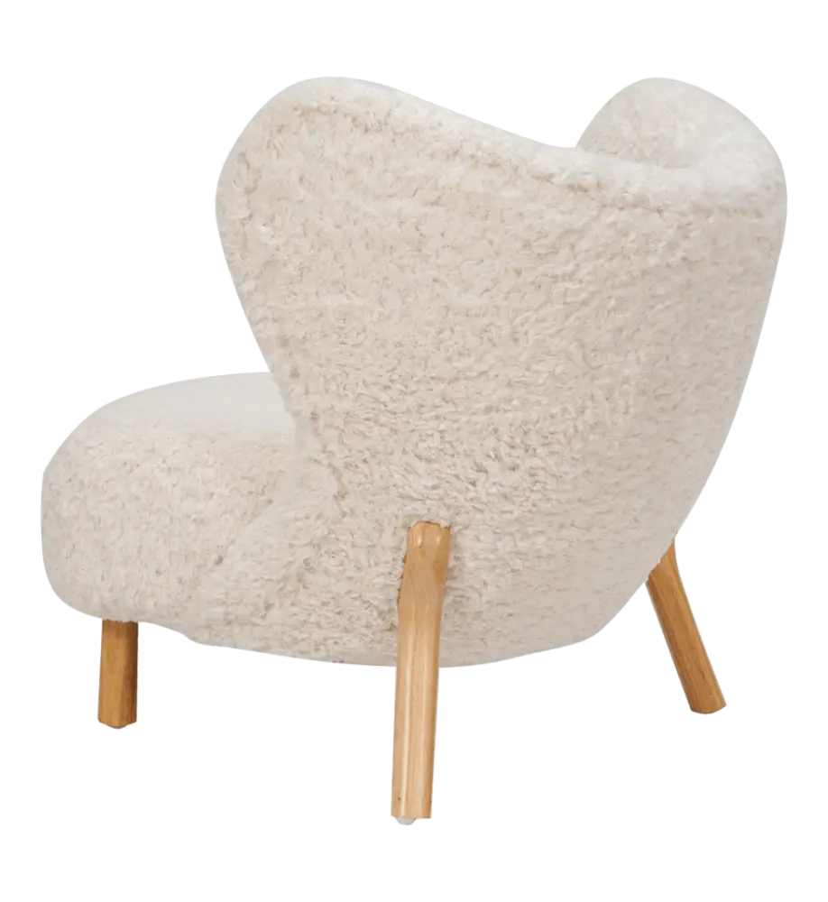 Little Kita Fauteuil Wit | Essen Pootjes (OUD MODEL) Little Kita Fauteuil Wit | Essen Pootjes (OUD MODEL)