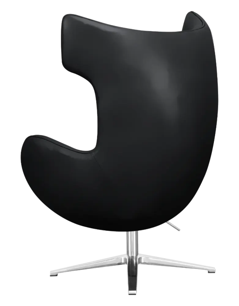 Flegg Chair Zwart Leer