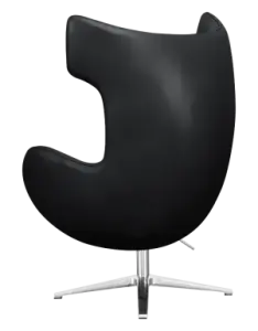Flegg Chair Zwart Leer