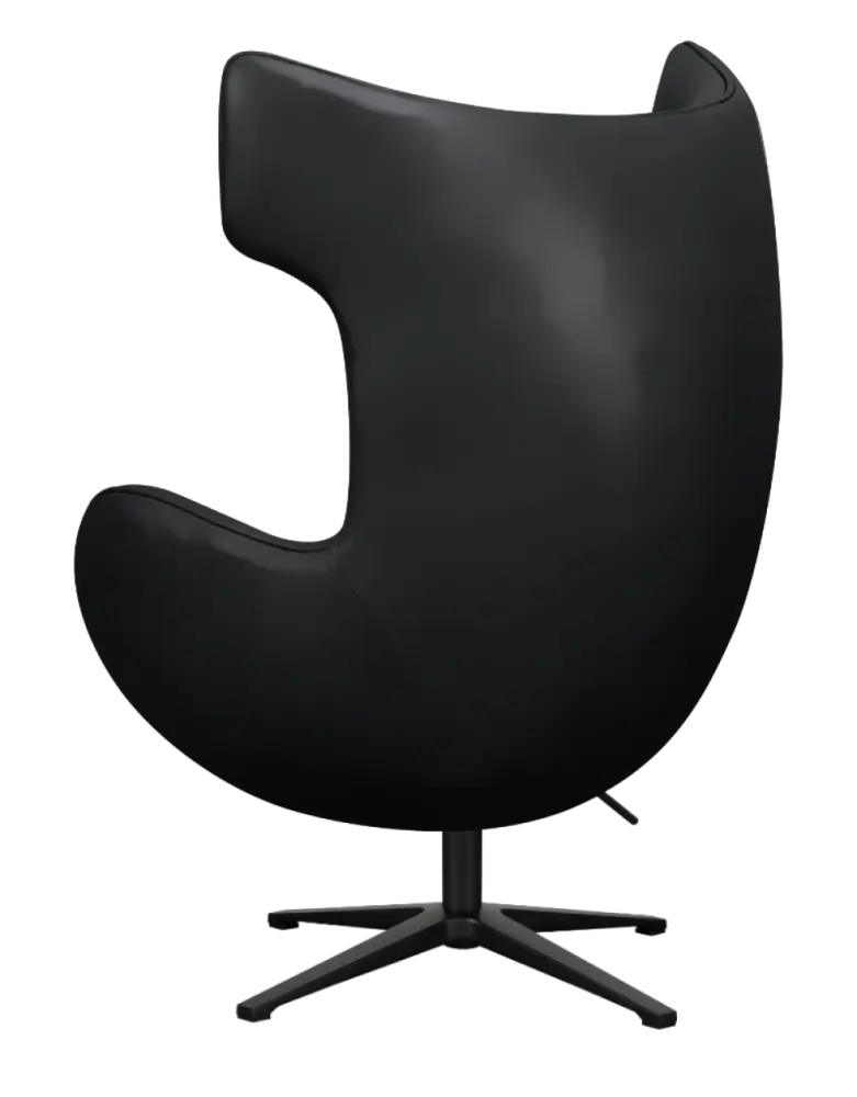 Flegg Chair Zwart Leer