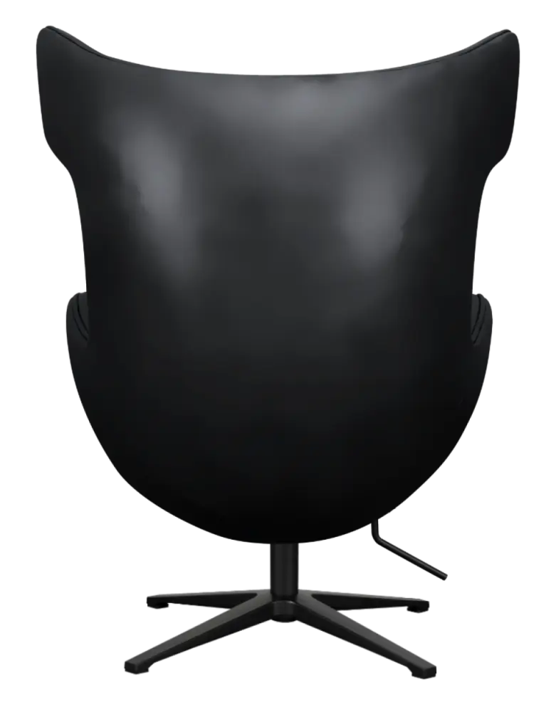 Flegg Chair Zwart Leer