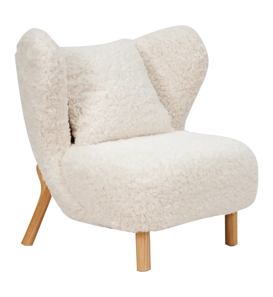 Little Kita Fauteuil Wit | Essen Pootjes (OUD MODEL) Little Kita Fauteuil Wit | Essen Pootjes (OUD MODEL)