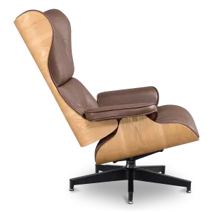 Cavel Lounge Chair Bruin Leer | Essen Schalen