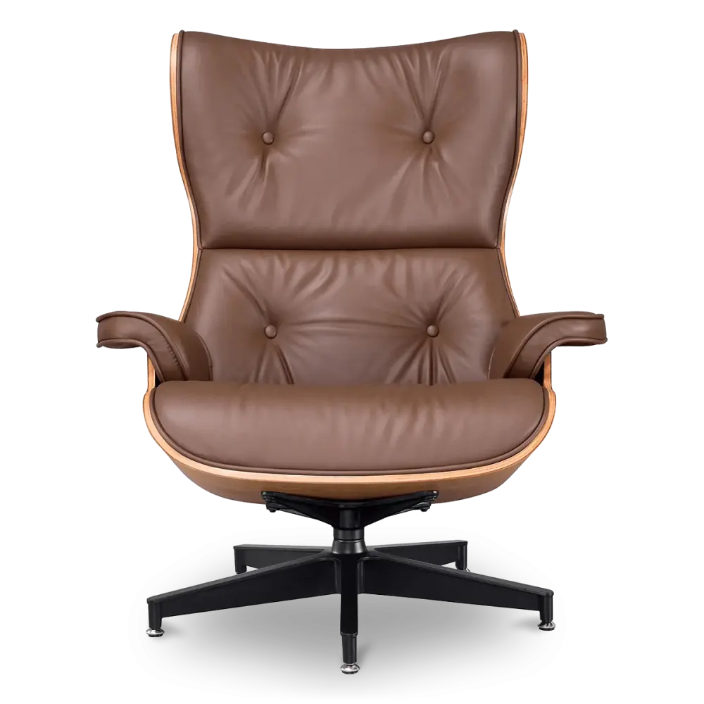 Cavel Lounge Chair Bruin Leer | Essen Schalen Cavel Lounge Chair Bruin Leer | Essen Schalen