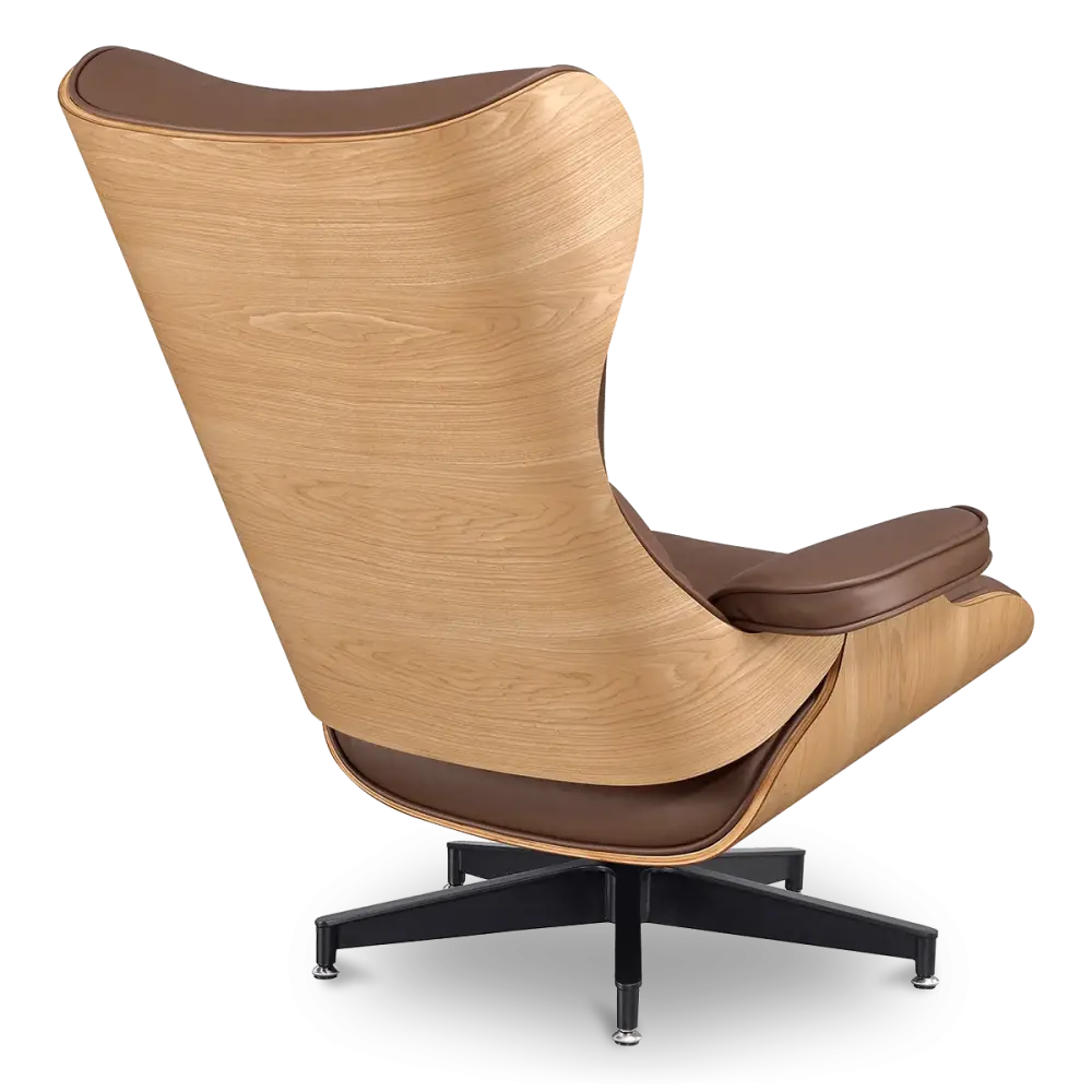 Cavel Lounge Chair Bruin Leer | Essen Schalen Cavel Lounge Chair Bruin Leer | Essen Schalen