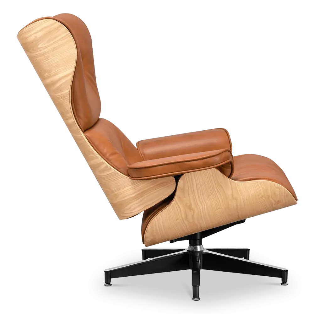 Cavel Lounge Chair Cognac/Bruin Leer | Essen Schalen Cavel Lounge Chair Cognac/Bruin Leer | Essen Schalen