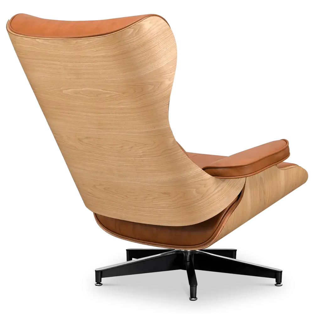 Cavel Lounge Chair Cognac/Bruin Leer | Essen Schalen Cavel Lounge Chair Cognac/Bruin Leer | Essen Schalen