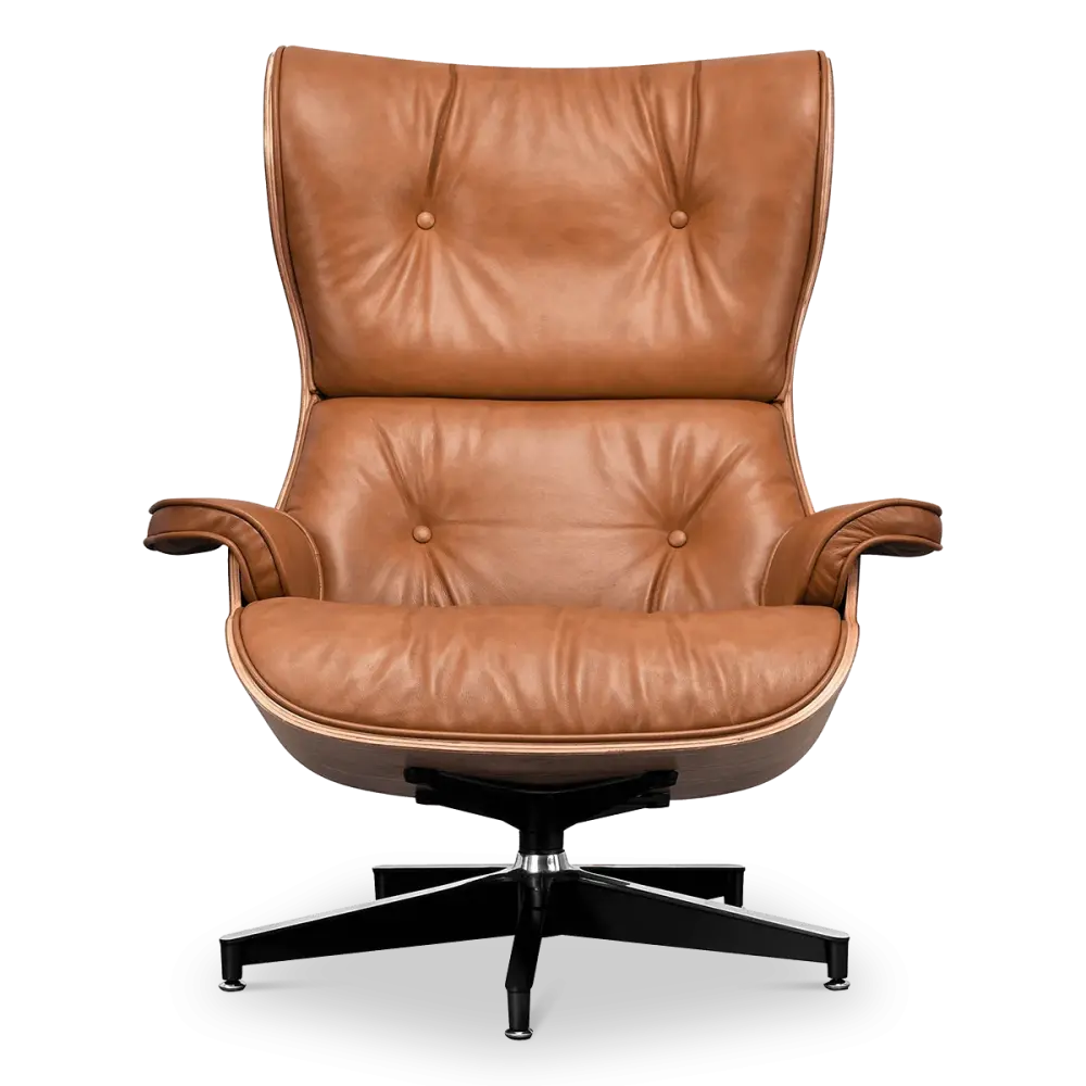 Cavel Lounge Chair Cognac/Bruin Leer | Essen Schalen Cavel Lounge Chair Cognac/Bruin Leer | Essen Schalen
