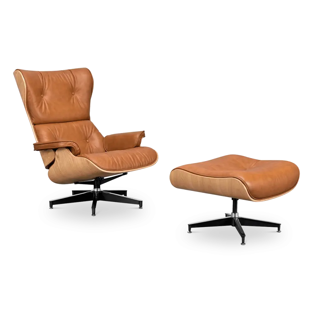 Cavel Lounge Chair Cognac/Bruin Leer | Essen Schalen Cavel Lounge Chair Cognac/Bruin Leer | Essen Schalen