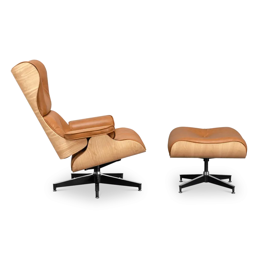 Cavel Lounge Chair Cognac/Bruin Leer | Essen Schalen Cavel Lounge Chair Cognac/Bruin Leer | Essen Schalen
