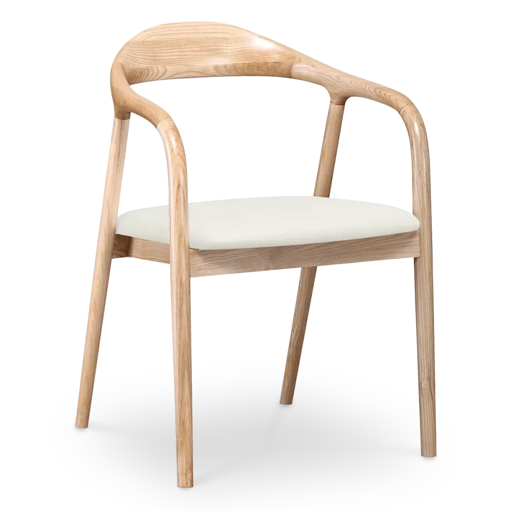 Artson Eetkamerstoel | Essen | Offwhite PU Leer