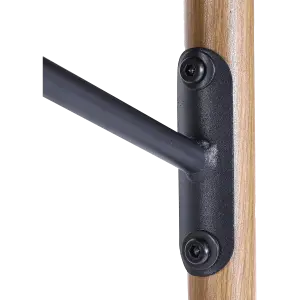 Eetkamerstoel Ferd | Wit Boucle | Eiken Onderstel