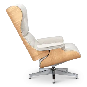 Cavel Lounge Chair Wit Boucle | Essen Schalen