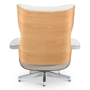 Cavel Lounge Chair Wit Boucle | Essen Schalen