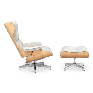 Cavel Lounge Chair Wit Boucle | Essen Schalen