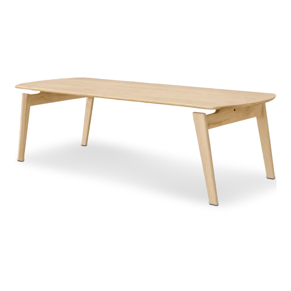 Artson Vergaderset Walnoot 280×90 + 6× CD 117 Zwart Leer
