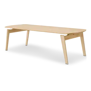 Artson Vergaderset Walnoot 280×90 + 6× CD 117 Zwart Leer