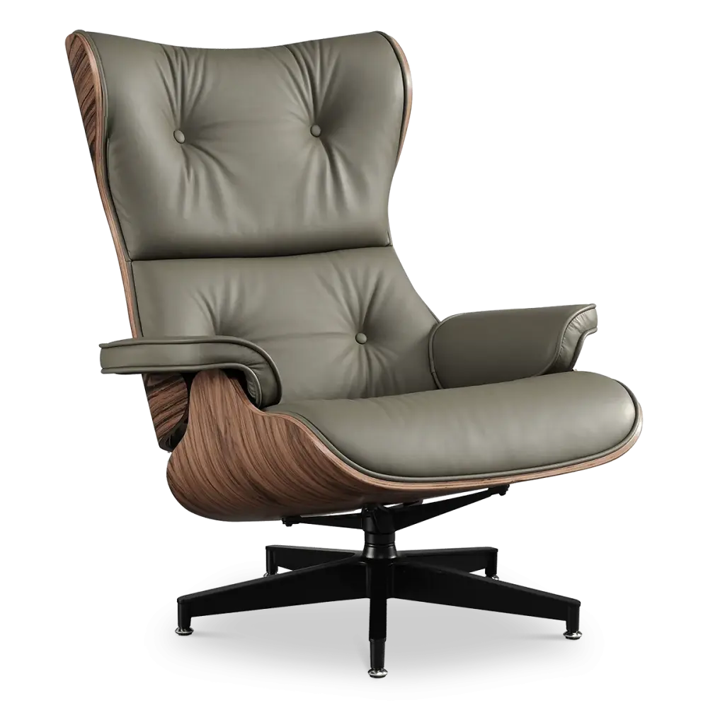 specificaties cavel lounge chair olijfgroen naturel palissander