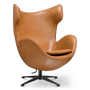 Flag Chair Cognac / Bruin Leer