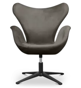 Sean Chair Zilver Grijs Velvet