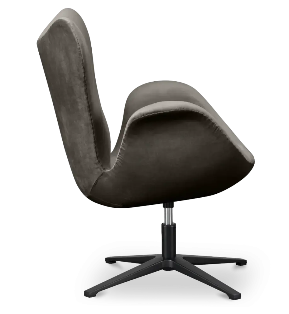 Sean Chair Zilver Grijs Velvet