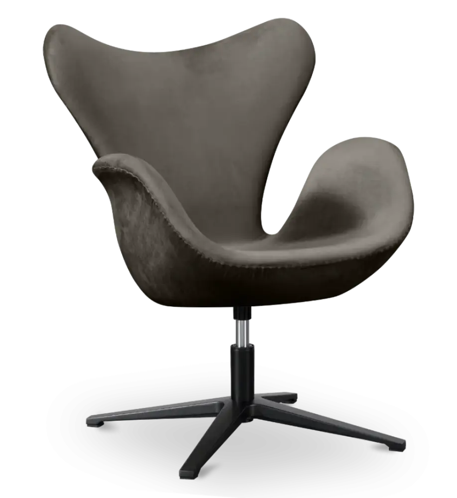Sean Chair Zilver Grijs Velvet