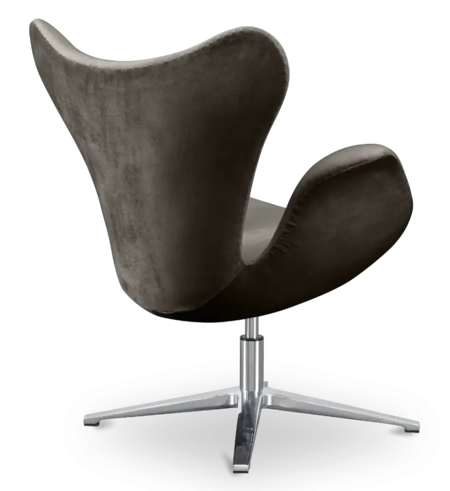 Sean Chair Zilver Grijs Velvet