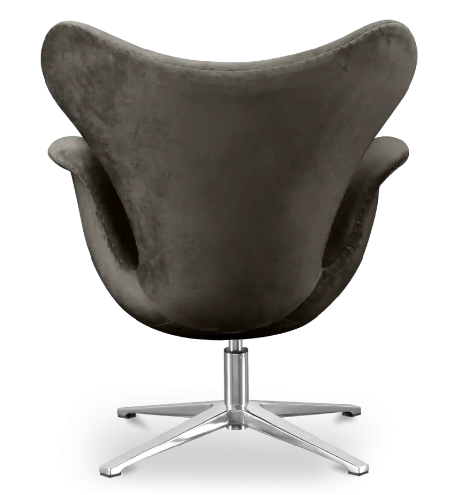 Sean Chair Zilver Grijs Velvet