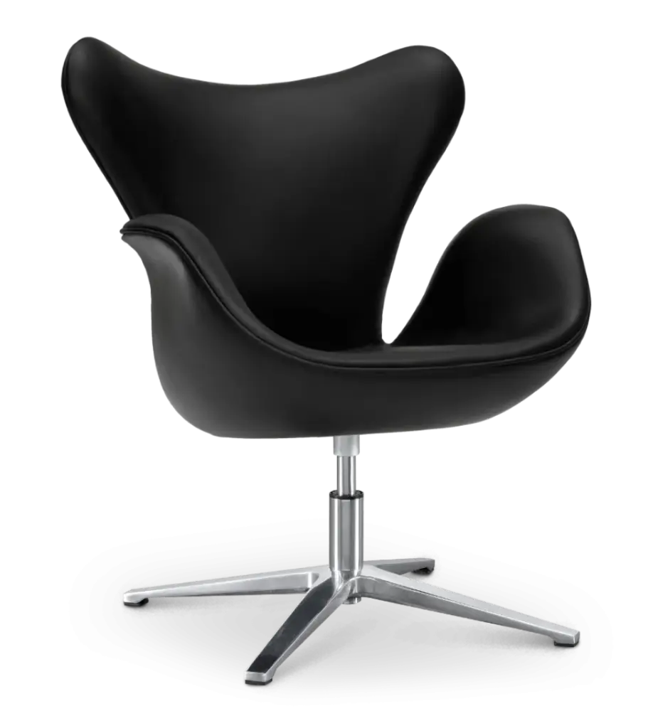 Sean Chair Zwart Leer