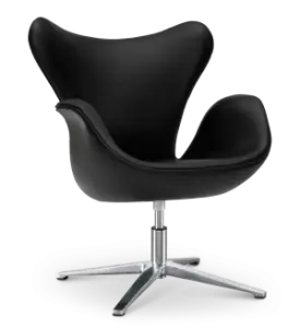 Sean Chair Zwart Leer