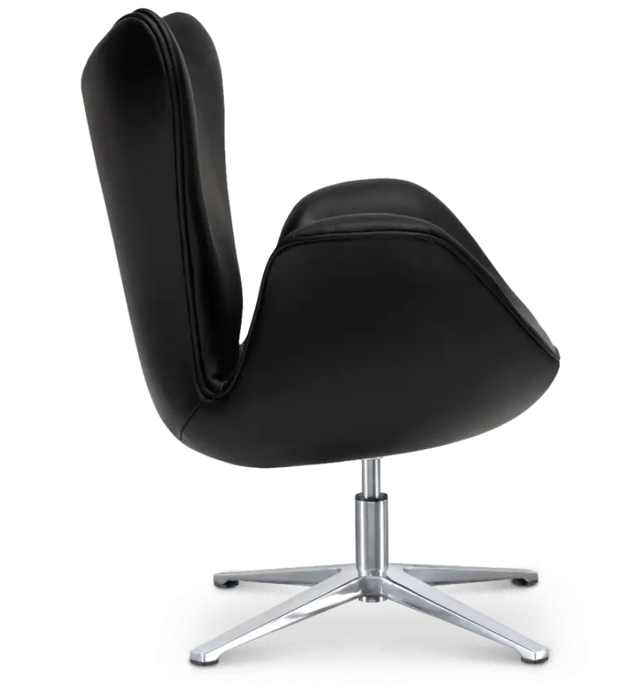 Sean Chair Zwart Leer