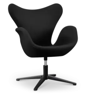Sean Chair Zwart Kasjmier