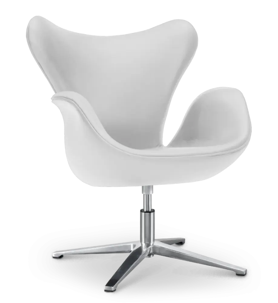 Sean Chair Wit Leer