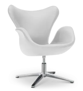 Sean Chair Wit Leer