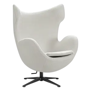 Flag Chair Wit Teddy Boucle