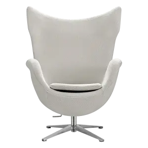 Flag Chair Wit Teddy Boucle