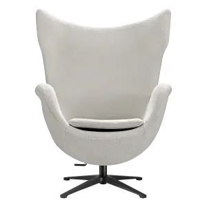Flag Chair Wit Teddy Boucle