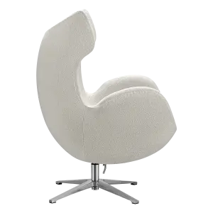 Flag Chair Wit Teddy Boucle