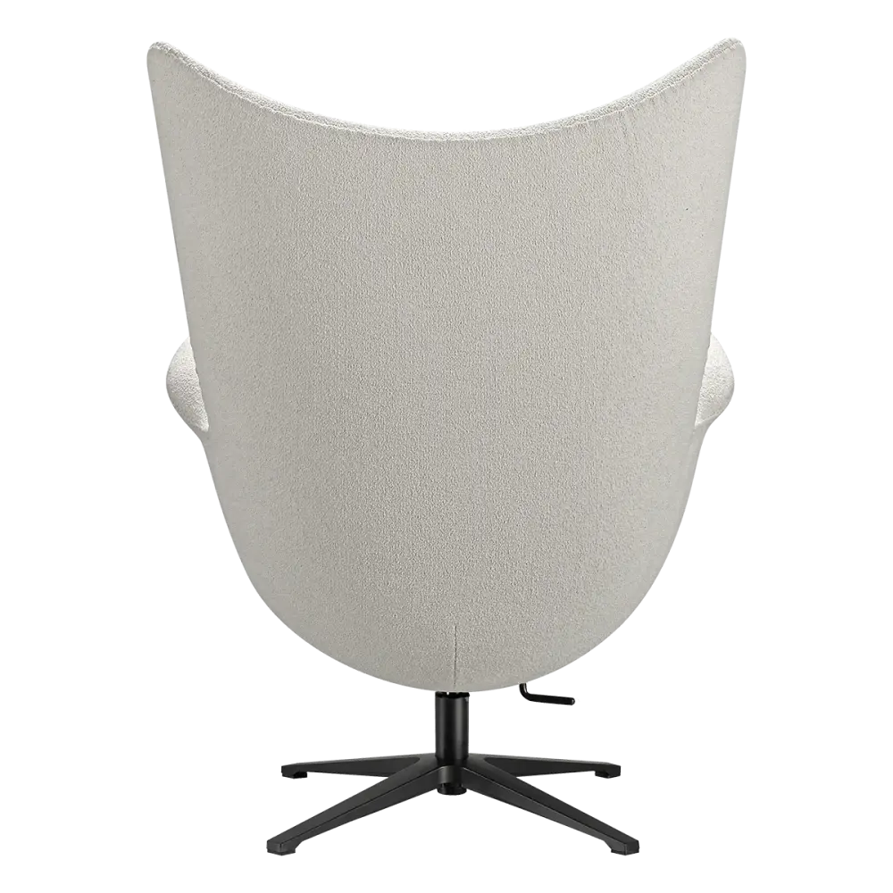 Flag Chair Wit Teddy Boucle