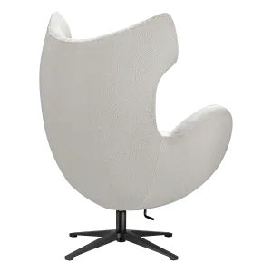 Flag Chair Wit Teddy Boucle